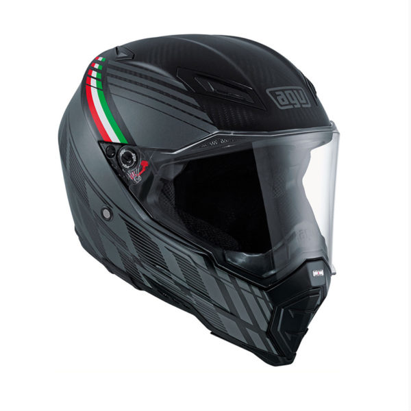 Helmet AGV AX-8 Naked Carbon Black Forest in stock 